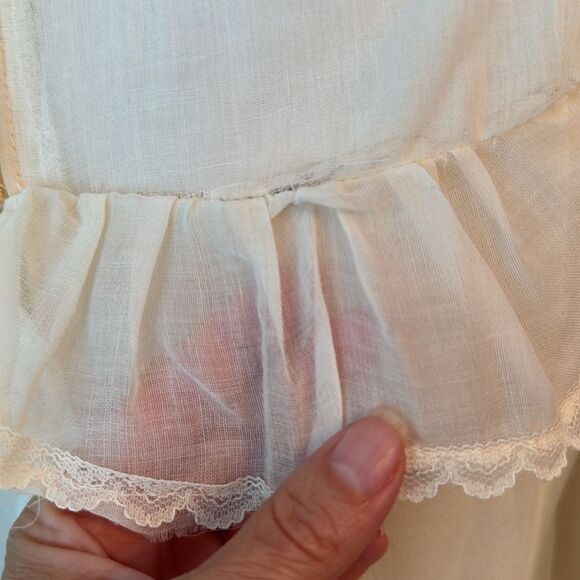 GUNNE SAX BY JESSICA 1970s Vintage Prairie Style Long Sleeve Maxi Dress - Picture 10 of 17